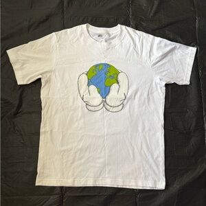 Kaws White Earth Graphic T-Shirt